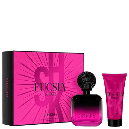 Imagem do produto Conjunto Fucsia Elixir Shakira Feminino - Perfume Eau de Parfum 80ml + Loção Corporal 75ml