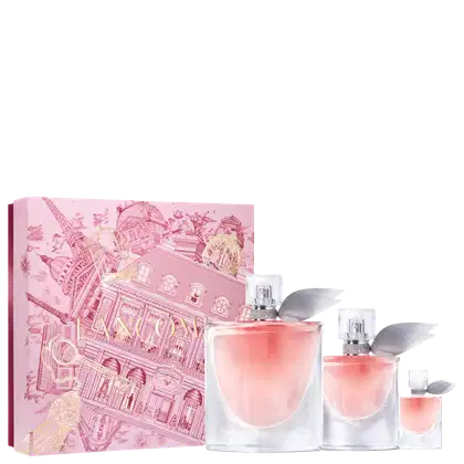 Conjunto La vie Est Belle Lancôme Feminino, Eau de Parfum 100ml + Eau de Parfum 30ml + Eau de Parfum 4ml.