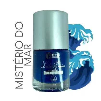 Imagem do produto Esmaltes Hipoalergênicos Premium 15 Free 7ml Allergic Center Cor:Mistério do Mar