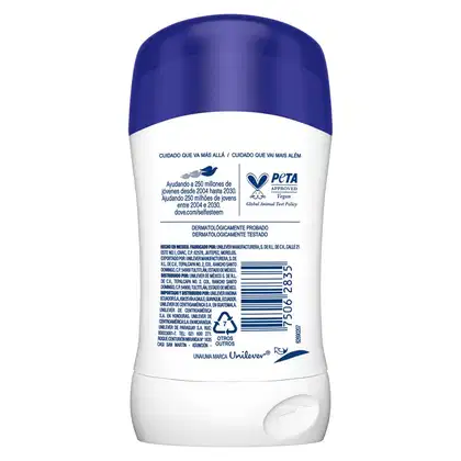 Imagem do produto Desodorante Antitranspirante Stick Dove Original 45g