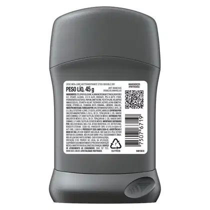 Imagem do produto Desodorante Antitranspirante Stick Dove Men+Care Invisible Dry 45g