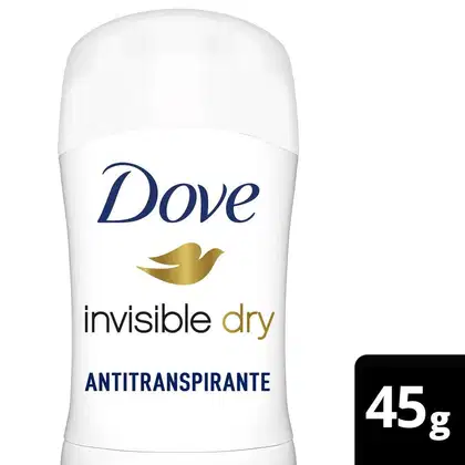 Imagem do produto Desodorante Antitranspirante Stick Dove Invisible Dry 45g