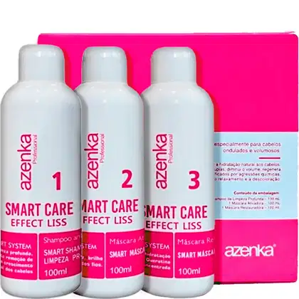 Imagem do produto Azenka Smart Care Effect Liss - Escova Redutora Sem Formol 3x 100ml