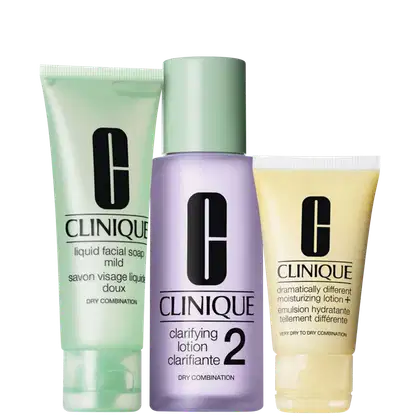 Imagem do produto Kit Clinique Sistema 3 Passos Introdução Pele 2 (3 produtos)