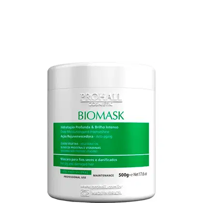 Imagem do produto Prohall Biomask - Máscara de Hidratação e Brilho 500g