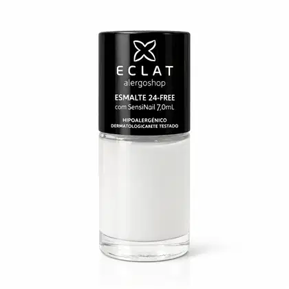 Imagem do produto Esmalte hipoalergênico Eclat Cruelty 24 Free Esmalte Eclat Cravo Branco