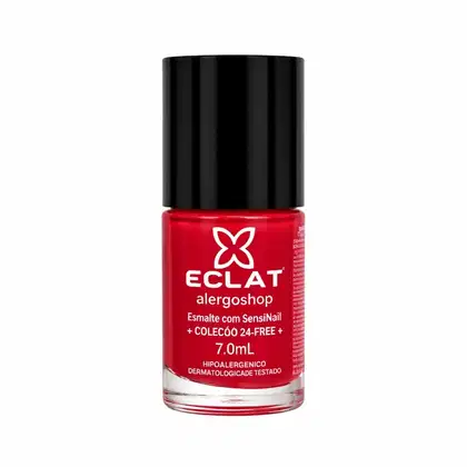 Imagem do produto Esmalte Hipoalergênico para Unhas Cruelty 24 Free Eclat 7ml Praia Vermelha