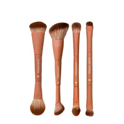 Imagem do produto Kit Mascavo Pro Series Pincel de Maquiagem 4 Pincéis