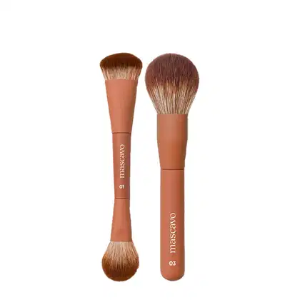 Imagem do produto Kit Mascavo Pro Series Pincel de Maquiagem 01 + Pincel 03