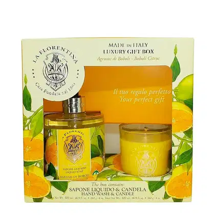 Imagem do produto Kit La Florentina Bell Relax Citrus Sabonete Líquido 500ml + Vela Aromática 160g