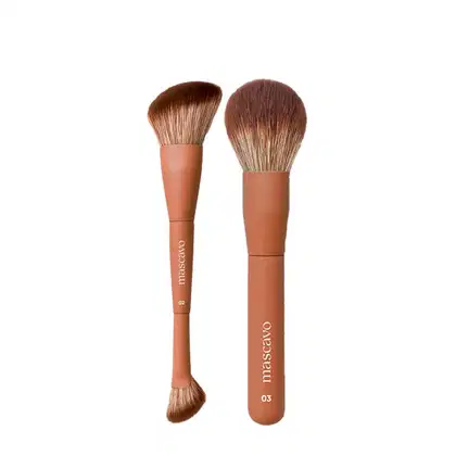 Imagem do produto Kit Mascavo Pro Series Pincel de Maquiagem 02 + Pincel 03