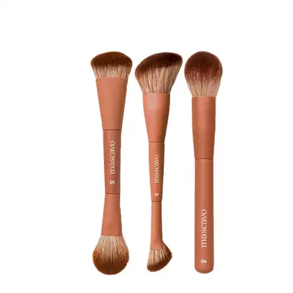 Imagem do produto Kit Mascavo Pro Series Pincel de Maquiagem 01 + 02 + Pincel 04