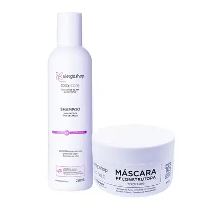 Imagem do produto Kit Total Care - Shampoo Hidratante e Máscara Reconstrutora 2 itens
