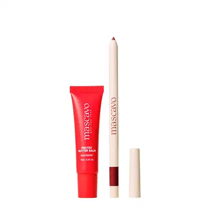 Imagem do produto Kit Mascavo Lip Balm Raspberry 10G+Lapiseira Labial Mauve 0,3G