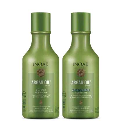 Imagem do produto Kit Inoar Argan Oil System (2 Produtos)