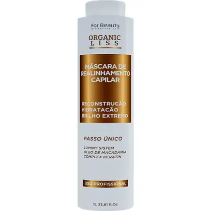 Imagem do produto For Beauty F-Liss - Escova Progressiva Passo Único Sem Formol 1L