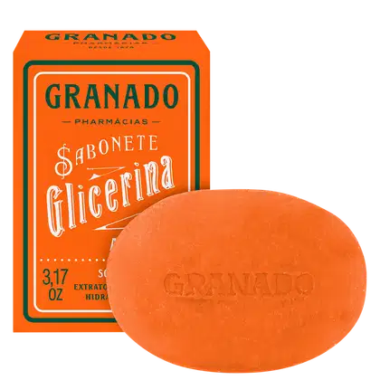 Imagem do produto Granado Sabonete Vegetal de Glicerina e Amêndoas - Sabonete em Barra 90g