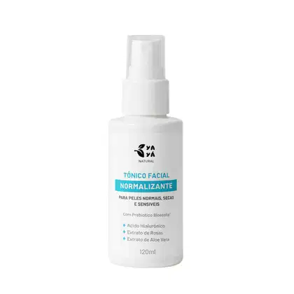 Imagem do produto Tonico Facial Normalizante com Ácido Hialurônico e Pré Biótico, Yayá Natural 120ml