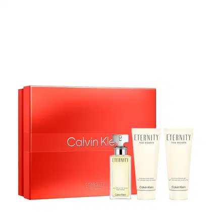 Imagem do produto Conjunto Eternity For Women Calvin Klein Feminino - Perfume Eau de Parfum 50ml + Body Lotion 100ml + Shower Gel 100ml