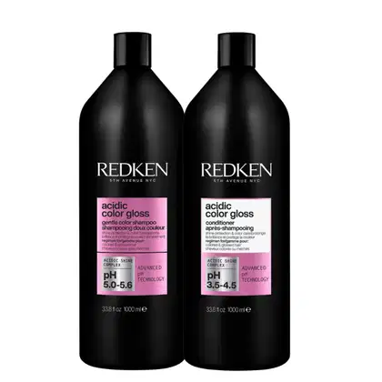 Imagem do produto KIT REDKEN ACIDIC COLOR GLOSS SHAMPOO 1000ML+CONDICIONADOR 1000ML