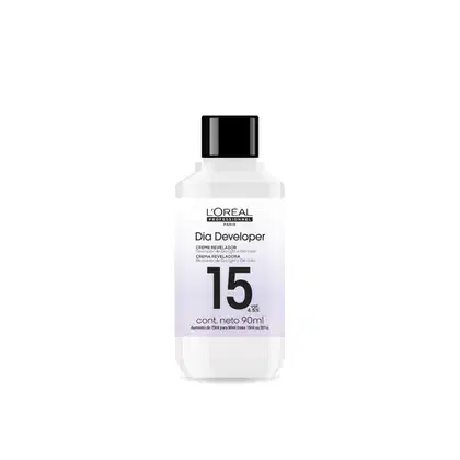 Emulsão Reveladora 15 Volumes L'Oréal Professionnel Dia Developer, 90ml.