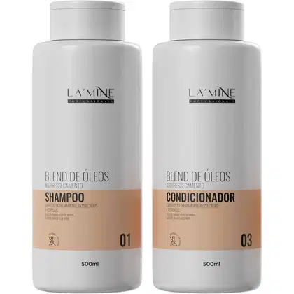 Imagem do produto La'Mine Blend de Óleos - Kit Antiressecamento Duo (2 Produtos)