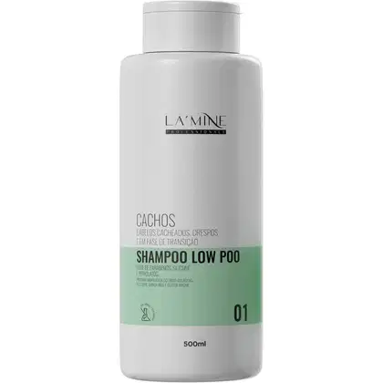 Imagem do produto La'Mine Cachos - Shampoo Low Poo 500ml