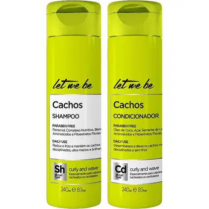 Imagem do produto Let Me Be Cachos - Kit Disciplinante Antifrizz Duo (2 Produtos)