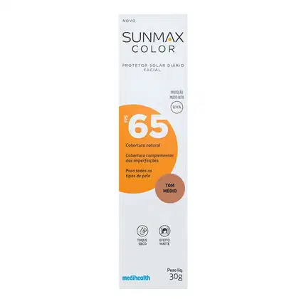 Imagem do produto Sunmax Color FPS65 Médio - Protetor Solar com Cor 30g