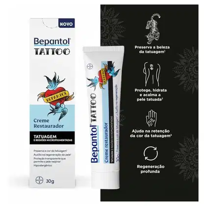 Imagem do produto Bepantol Tattoo Creme Restaurador 30g
