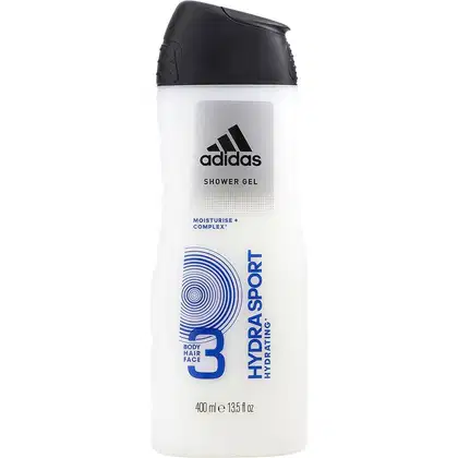 Imagem do produto Gel De Banho Masculino Adidas Hydra Sport 3-In-1 390 Ml