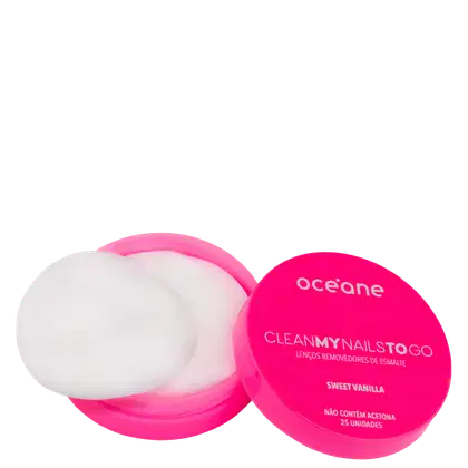 Imagem do produto Océane Clean My Nails To Go - Lenço Removedor de Esmalte (25 unidades)