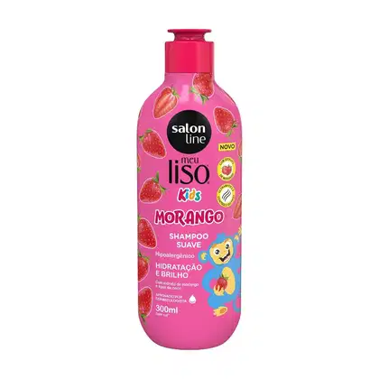 Imagem do produto Kit Shampoo e Condicionador Morango Meu Liso Kids
