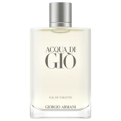 A imagem mostra o perfume importado masculino Acqua di Giò Pour Homme de Giorgio Armani.