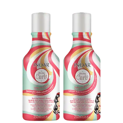 Imagem do produto Kit Inoar Divine Curls Cachos Maravilhosos (2 Produtos)