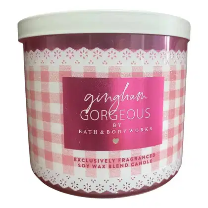 Imagem do produto Vela 3 pavios Gingham Gorgeous Bath Body Work- 411 gr