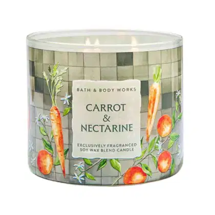 Imagem do produto Vela 3 Pavios Carrot & Nectarine Bath Body Work- 411 grs
