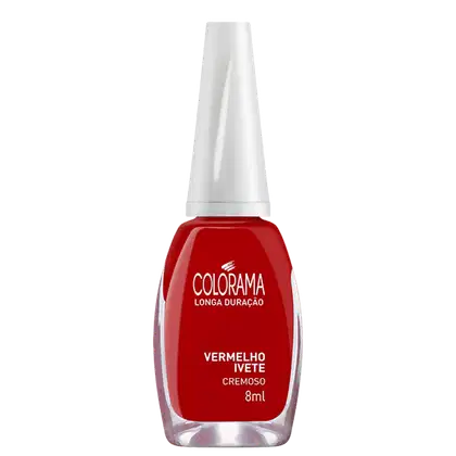 Imagem do produto Colorama Verniz & Cor Vermelho Ivete - Esmalte Cremoso 8ml