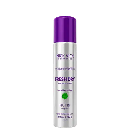 Imagem do produto Nick & Vick Nutri Hortelã e Melissa - Shampoo a Seco 150ml