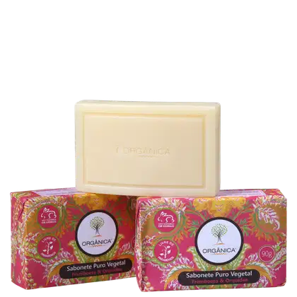 Imagem do produto Kit Orgânica Framboesa e Orquídea - Sabonetes em Barra 3x90g