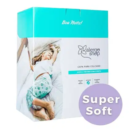 Imagem do produto Capa Antiácaro Para Colchão Casal Queen Super Soft Alergoshop