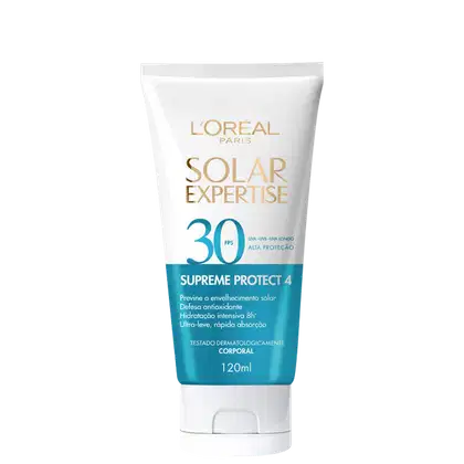 Imagem do produto L'Oréal Paris Solar Expertise Supreme Protect 4 FPS 30 - Protetor Solar Corporal 120ml