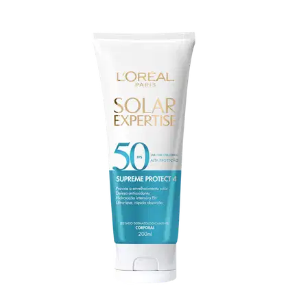 Imagem do produto L'Oréal Paris Solar Expertise Supreme Protect 4 FPS50 - Protetor Solar Corporal 200ml