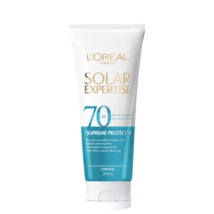 Imagem do produto L'Oréal Paris Solar Expertise Supreme Protect 4 FPS70 - Protetor Solar Corporal 200ml