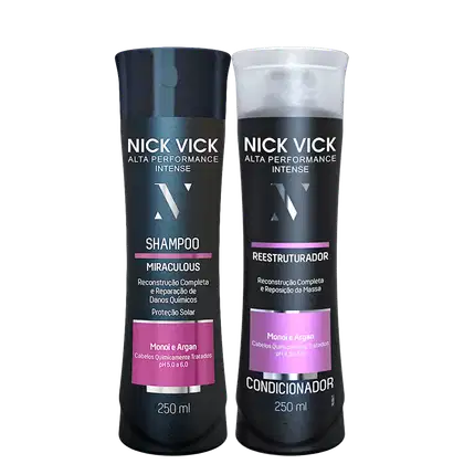 Imagem do produto Kit Nick & Vick PRO-Hair Reestruturador Fim dos Danos (2 Produtos)