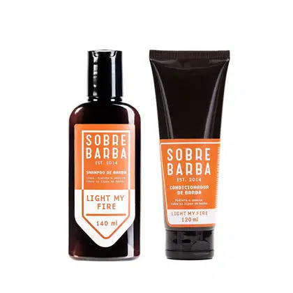 Imagem do produto Dupla Sobrebarba - Shampoo e Condicionador de Barba - Light my Fire