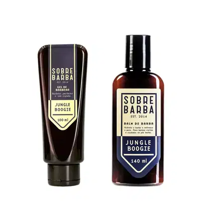 Imagem do produto Dupla Sobrebarba - Gel de Barbear e Balm de Barba - Jungle Boogie