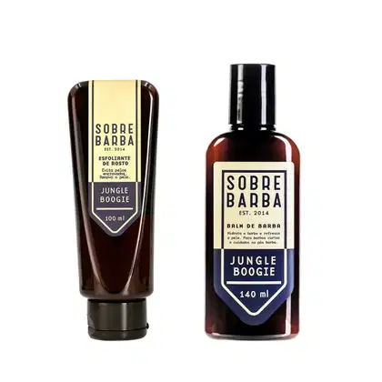 Imagem do produto Dupla Sobrebarba - Esfoliante e Balm de Barba - Jungle Boogie