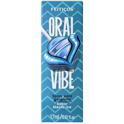 Imagem do produto Oral Vibe Menta - Spray Garganta Beijável Saliva Facilitador 15g