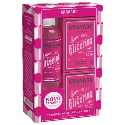 Imagem do produto Kit Sabonete Glicerina Rosa